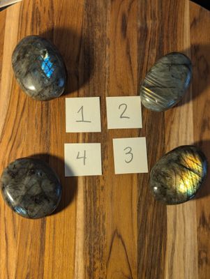 Labradorite Palm Stones