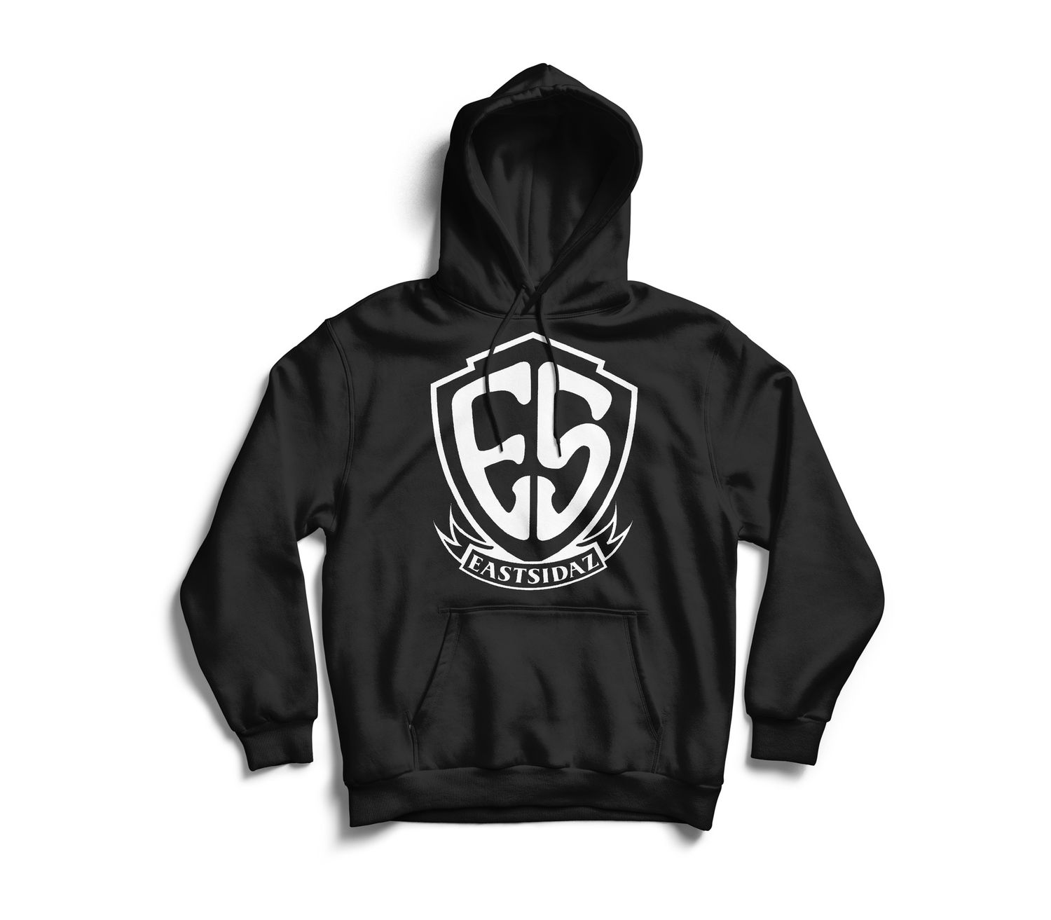 ES HOODIE, Size: Small, Colour: Black