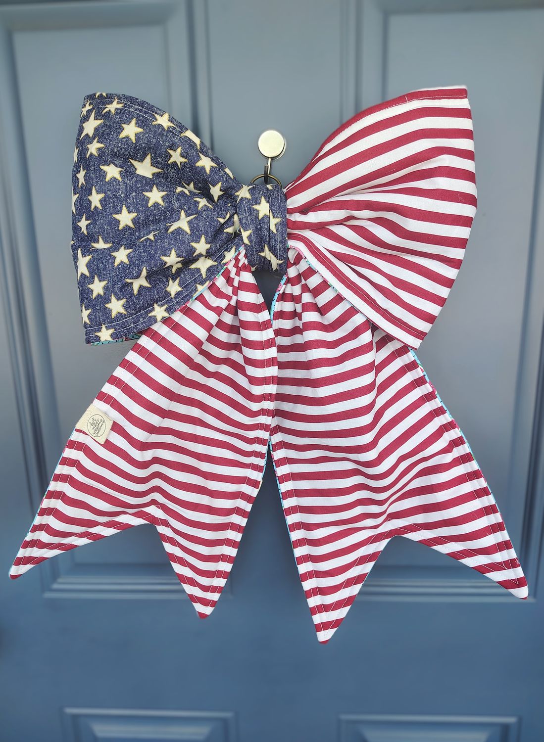 Reversible Stars and Stripes/Summer Door Bow