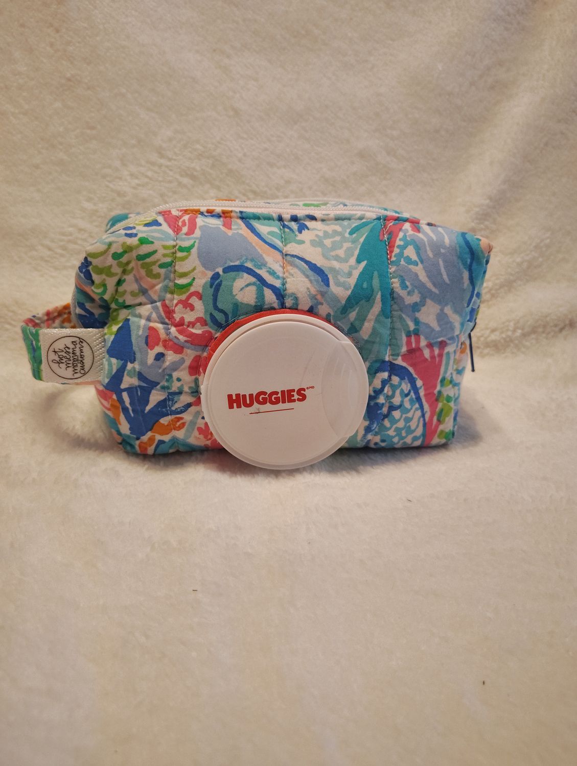Large Dipes and Wipes Pouch - FITS HUGGIES WIPES