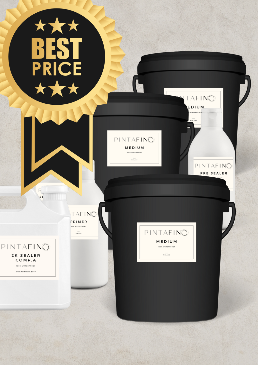 Pintafino MEDIUM+MEDIUM set for 70m2