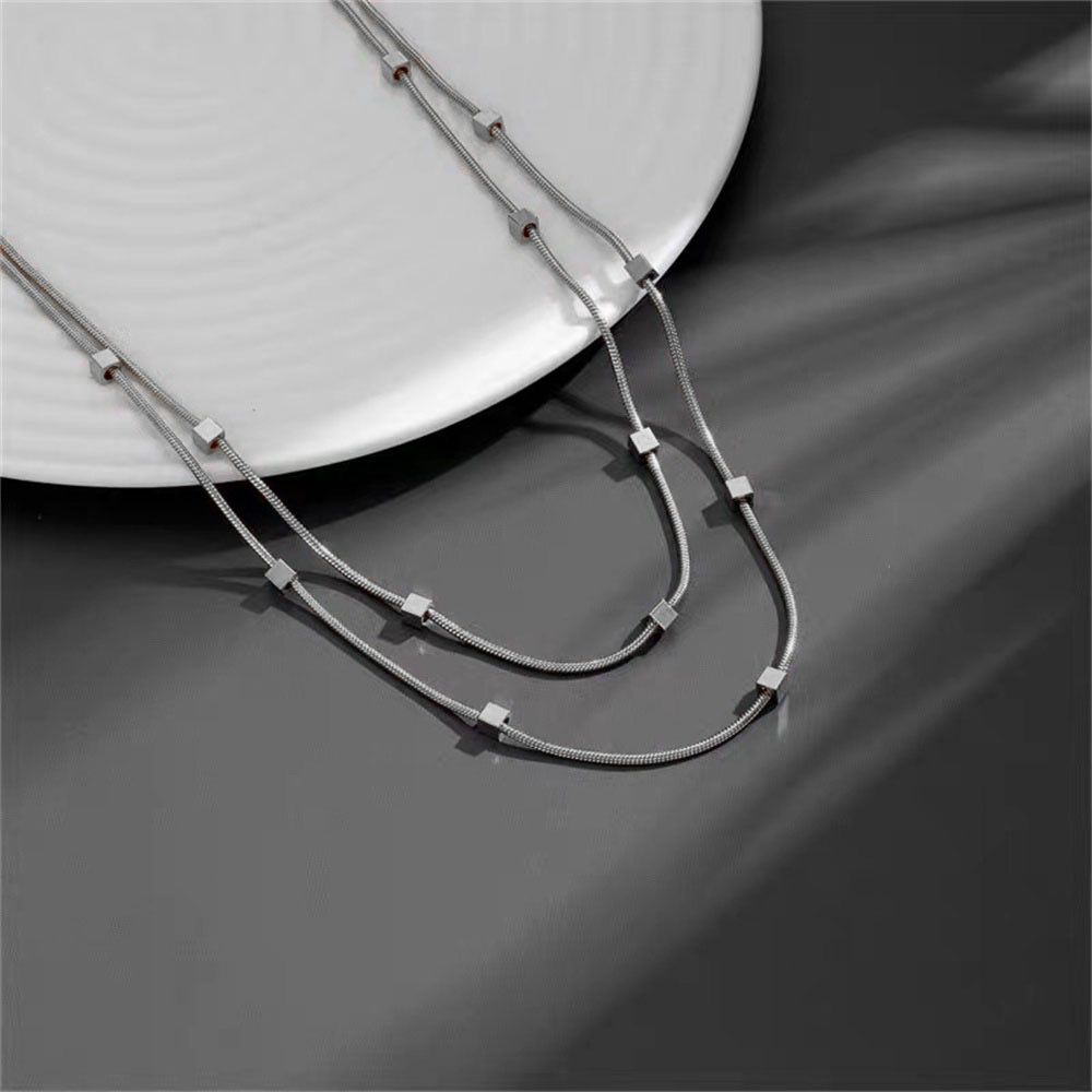 Double chain silver
