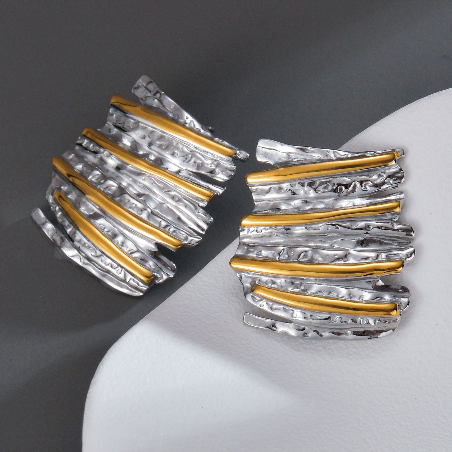 Silver vintage earrings