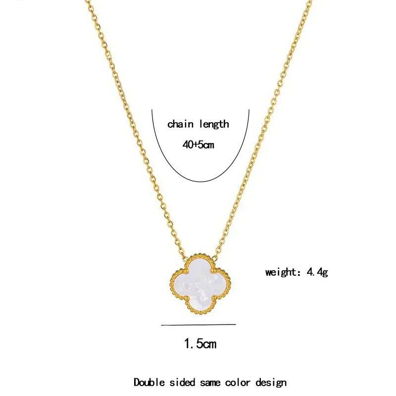 Van cleef single gold necklace