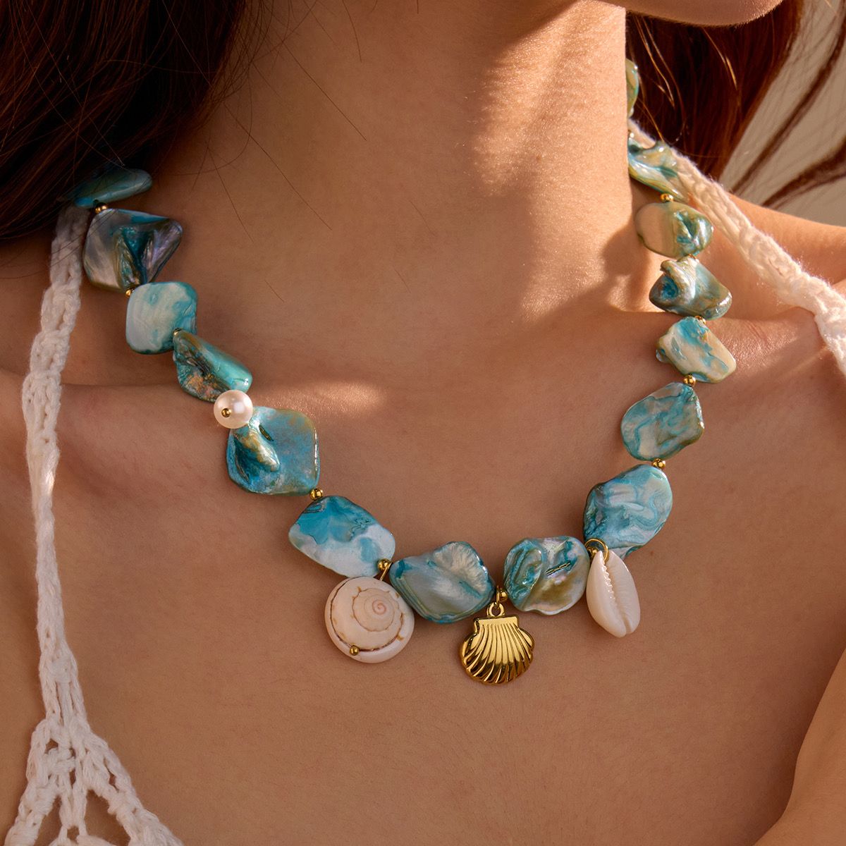 Summer handmade necklace