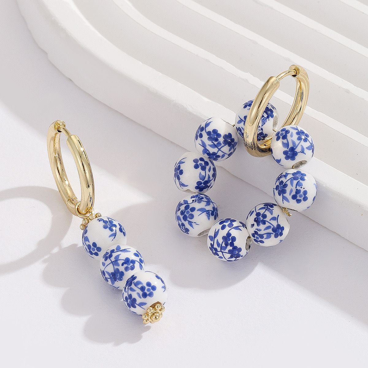 summer gold earrings