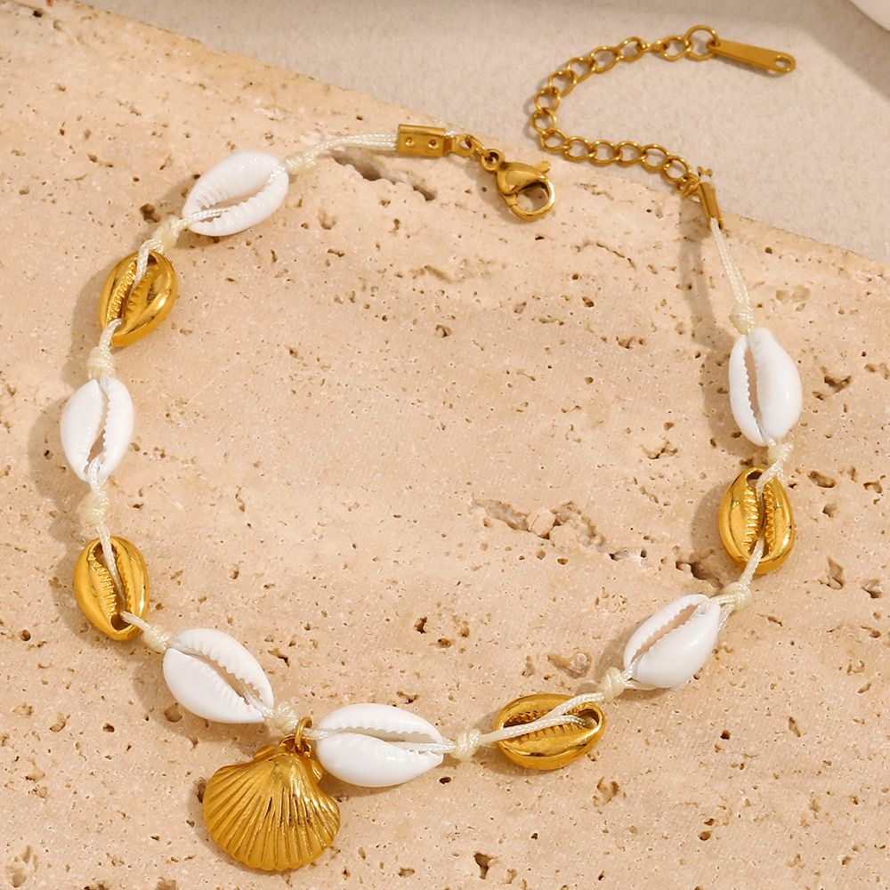 summer gold anklet