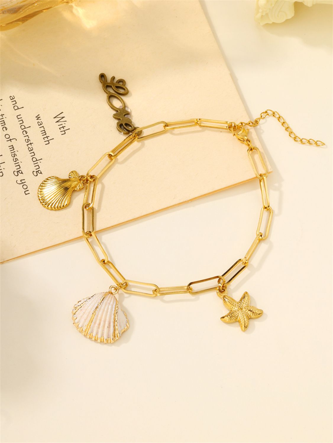 summer gold anklet