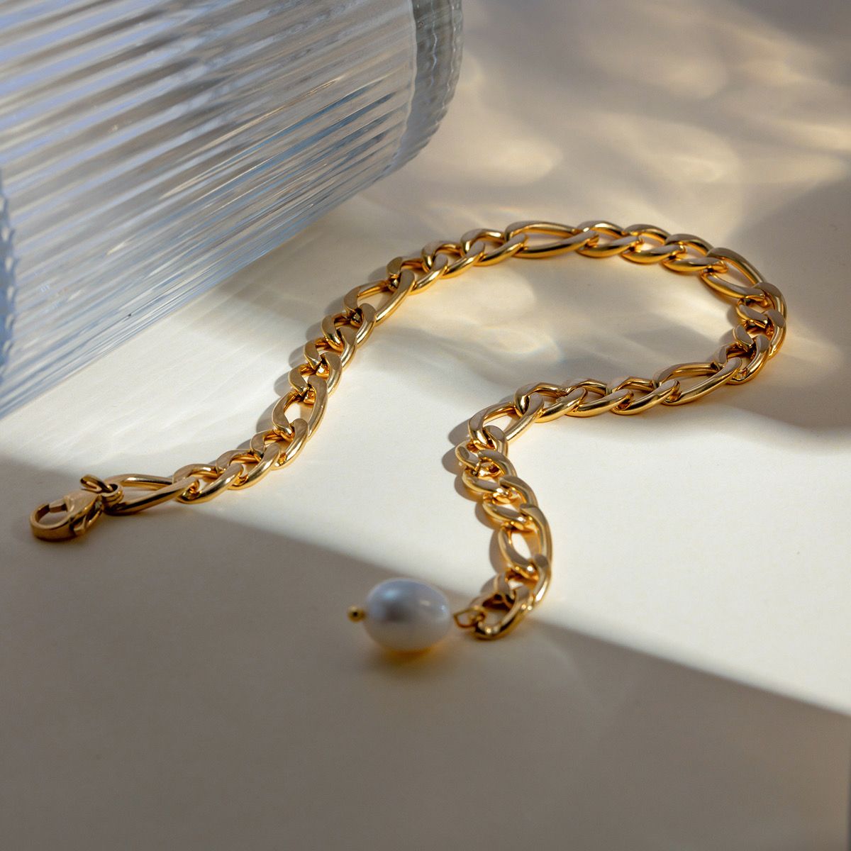 gold anklet