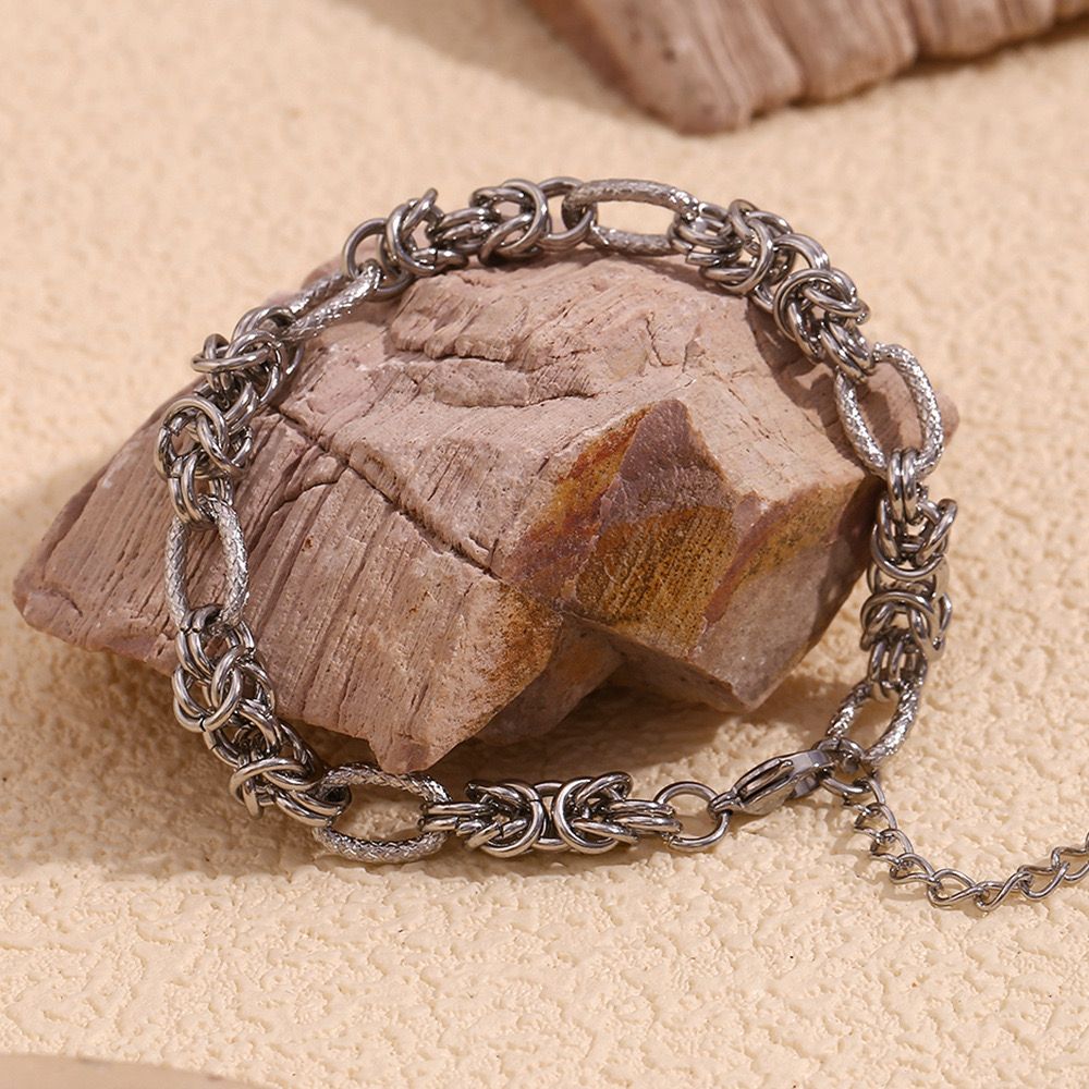 silver anklet