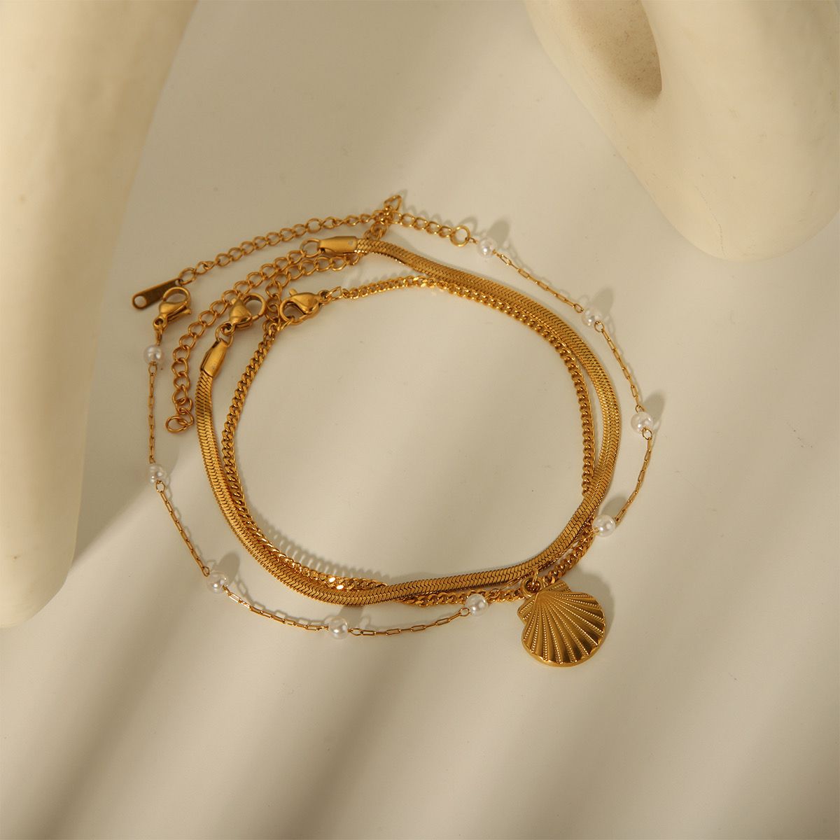 set of 3pcs anklets