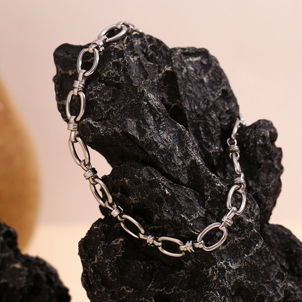 silver anklet