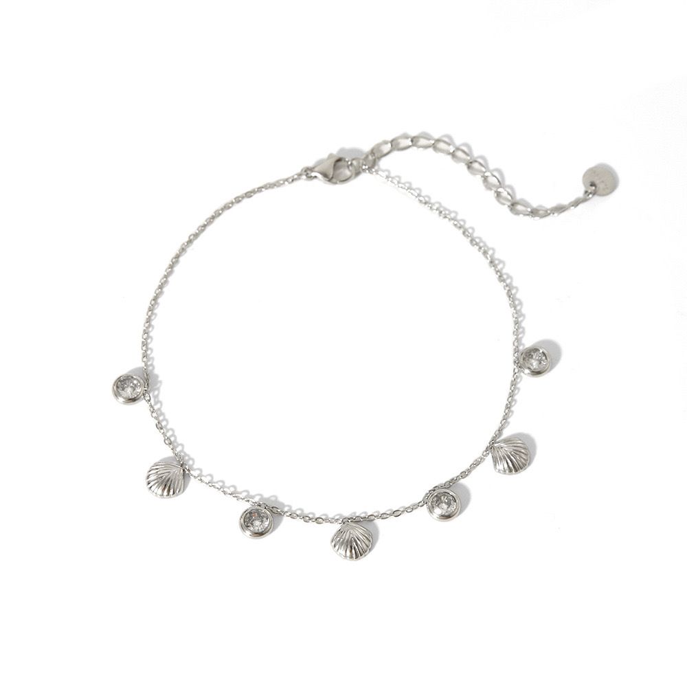 silver anklet