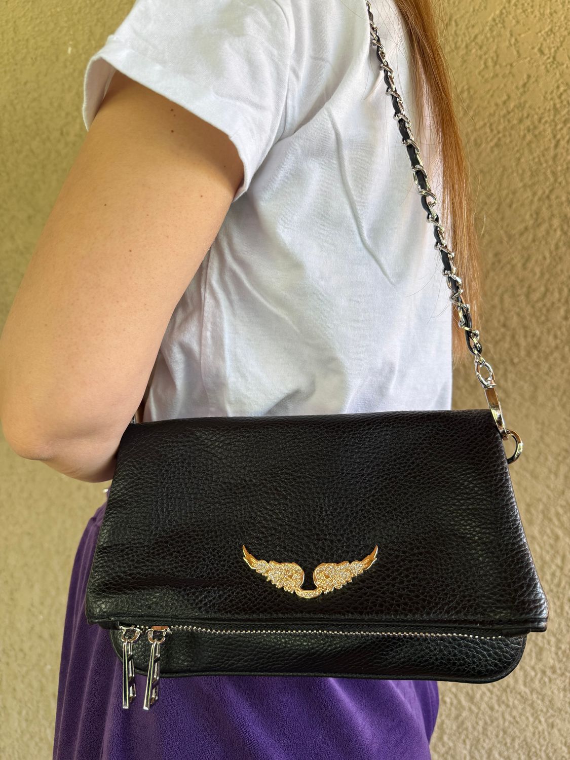 Zadig gold bag