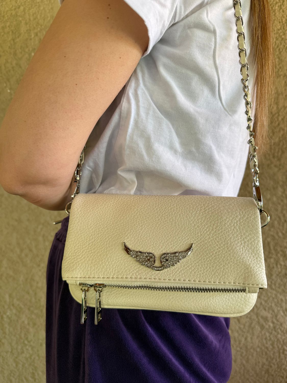 Mini beige zadig bag