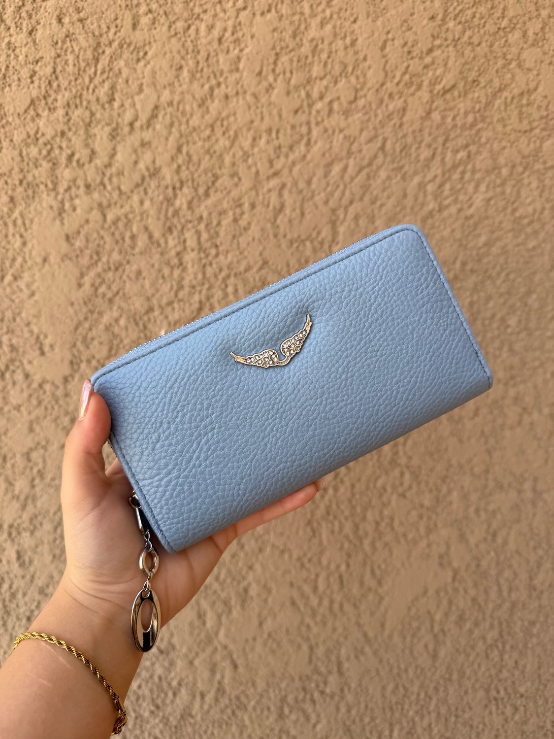Zadig big light blue wallet