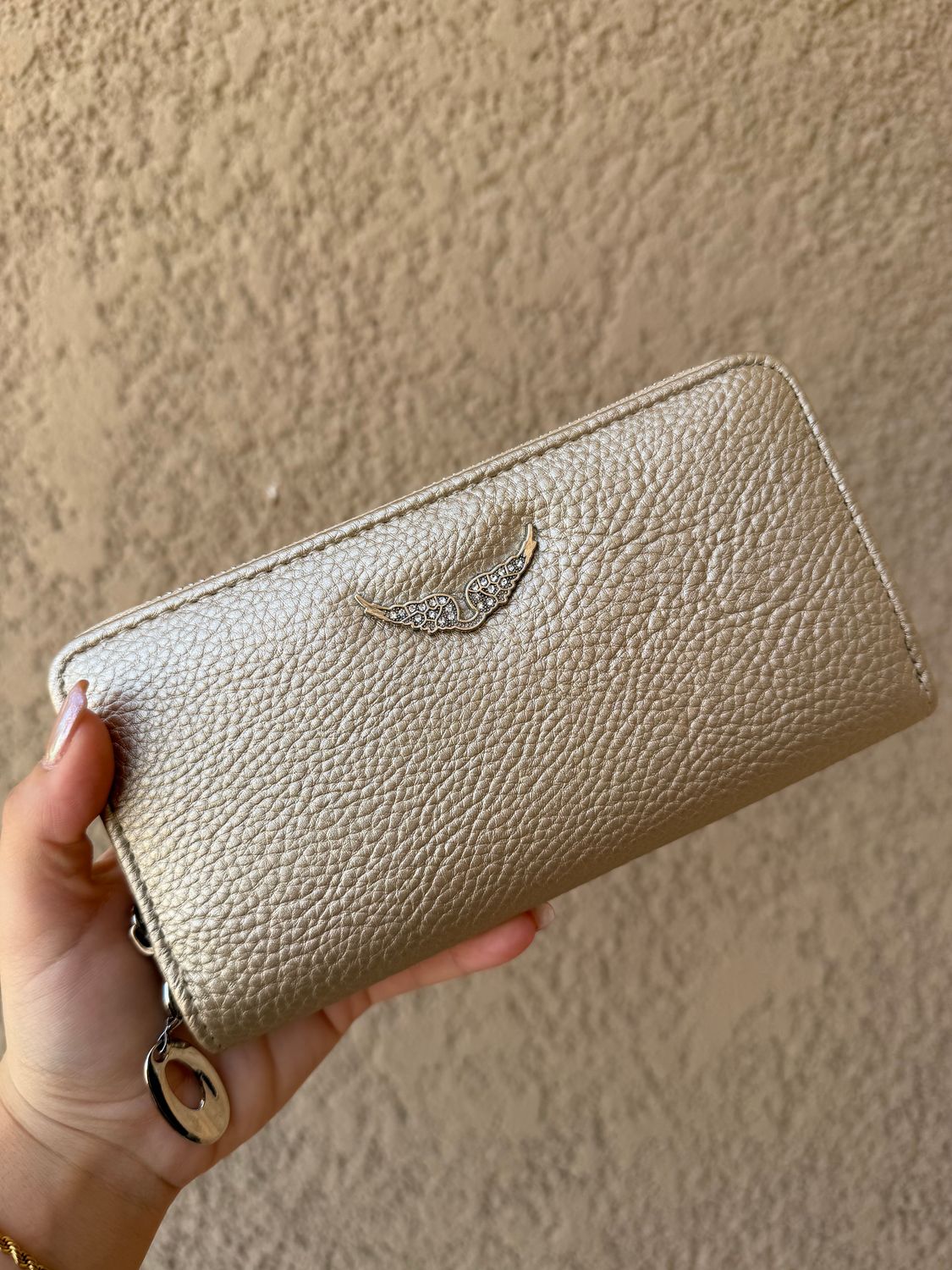 Zadig big gold wallet