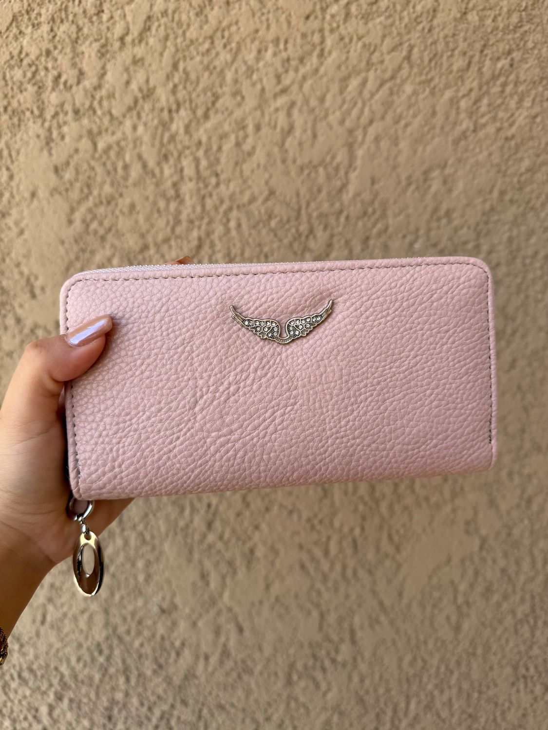 Zadig big baby pink wallet