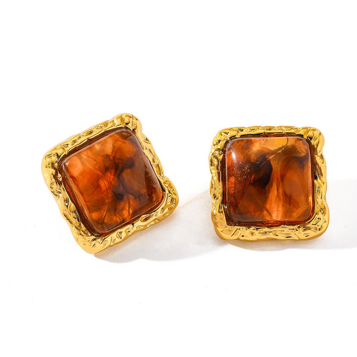 Vintage gold earrings
