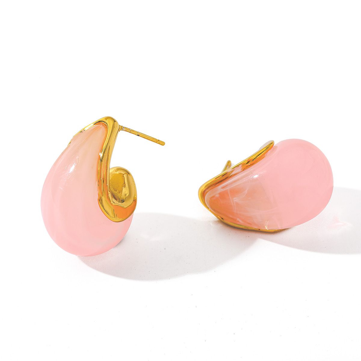 Gold earrings