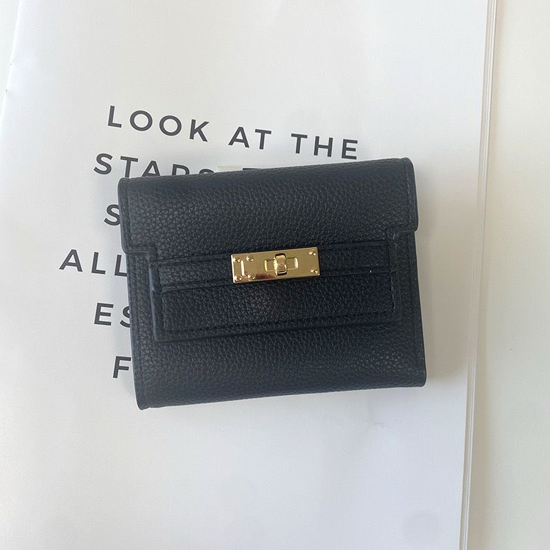 Hermes black wallet