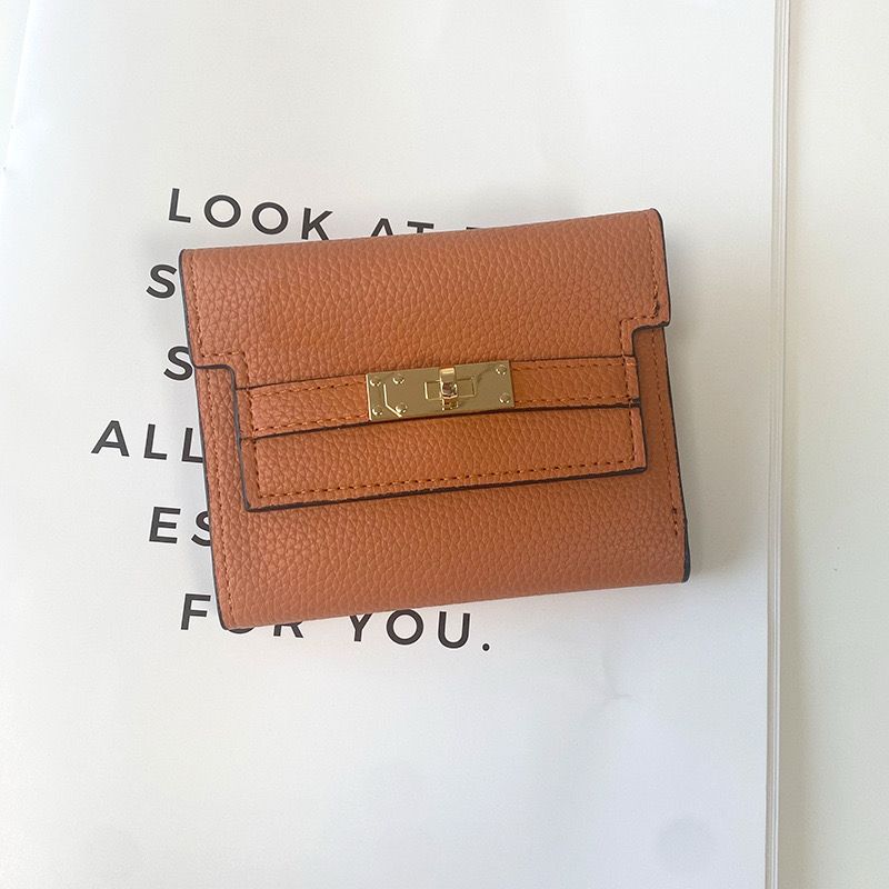 Hermes orange wallet