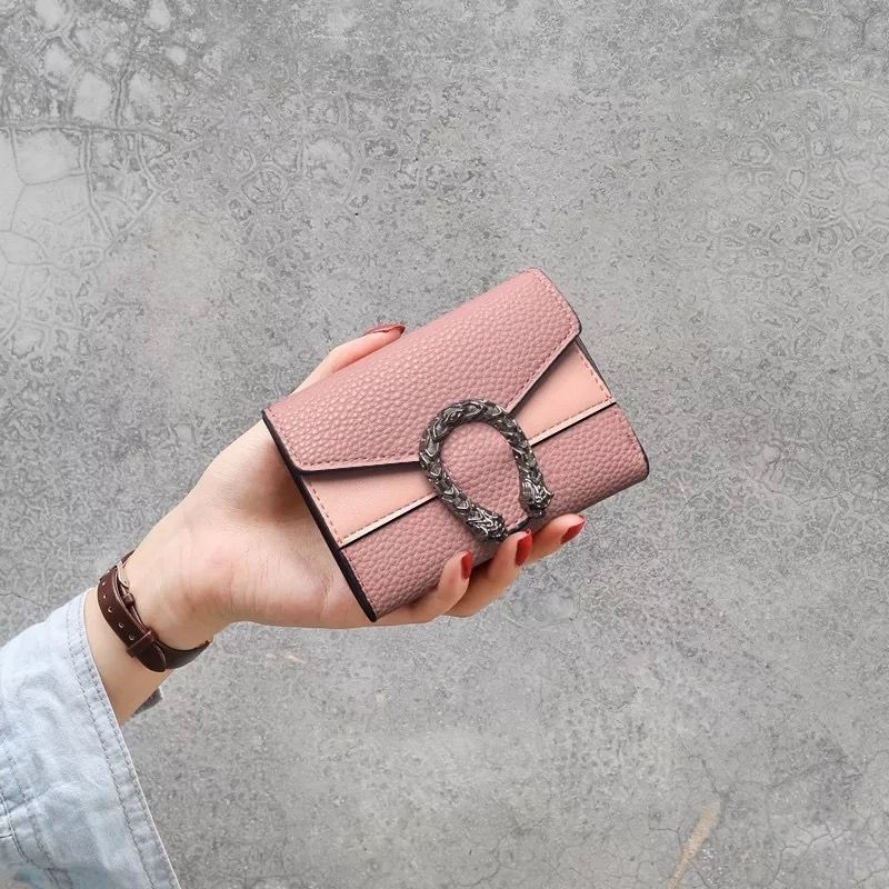 Snake pink wallet
