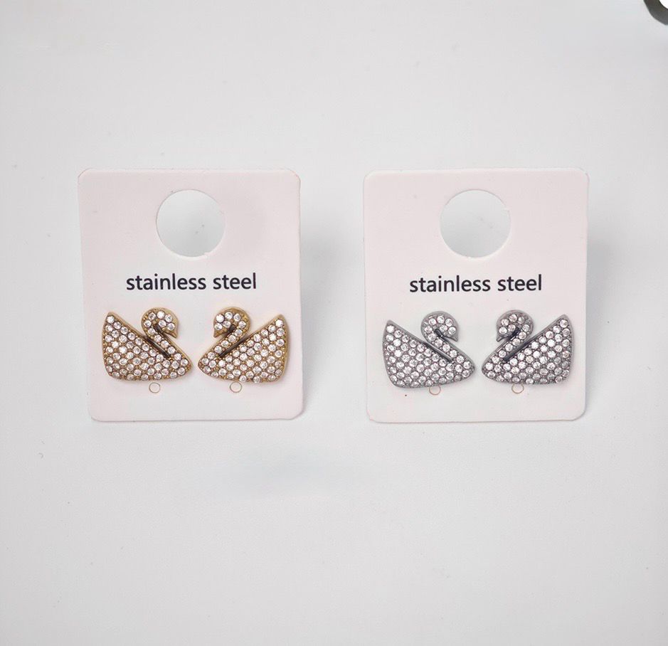 swan earrings