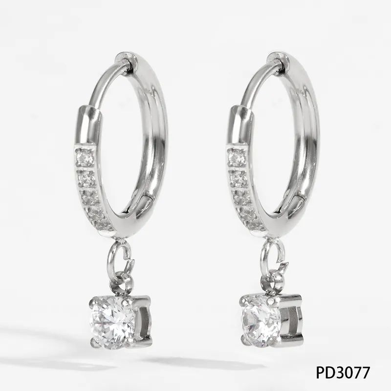 silver earrings