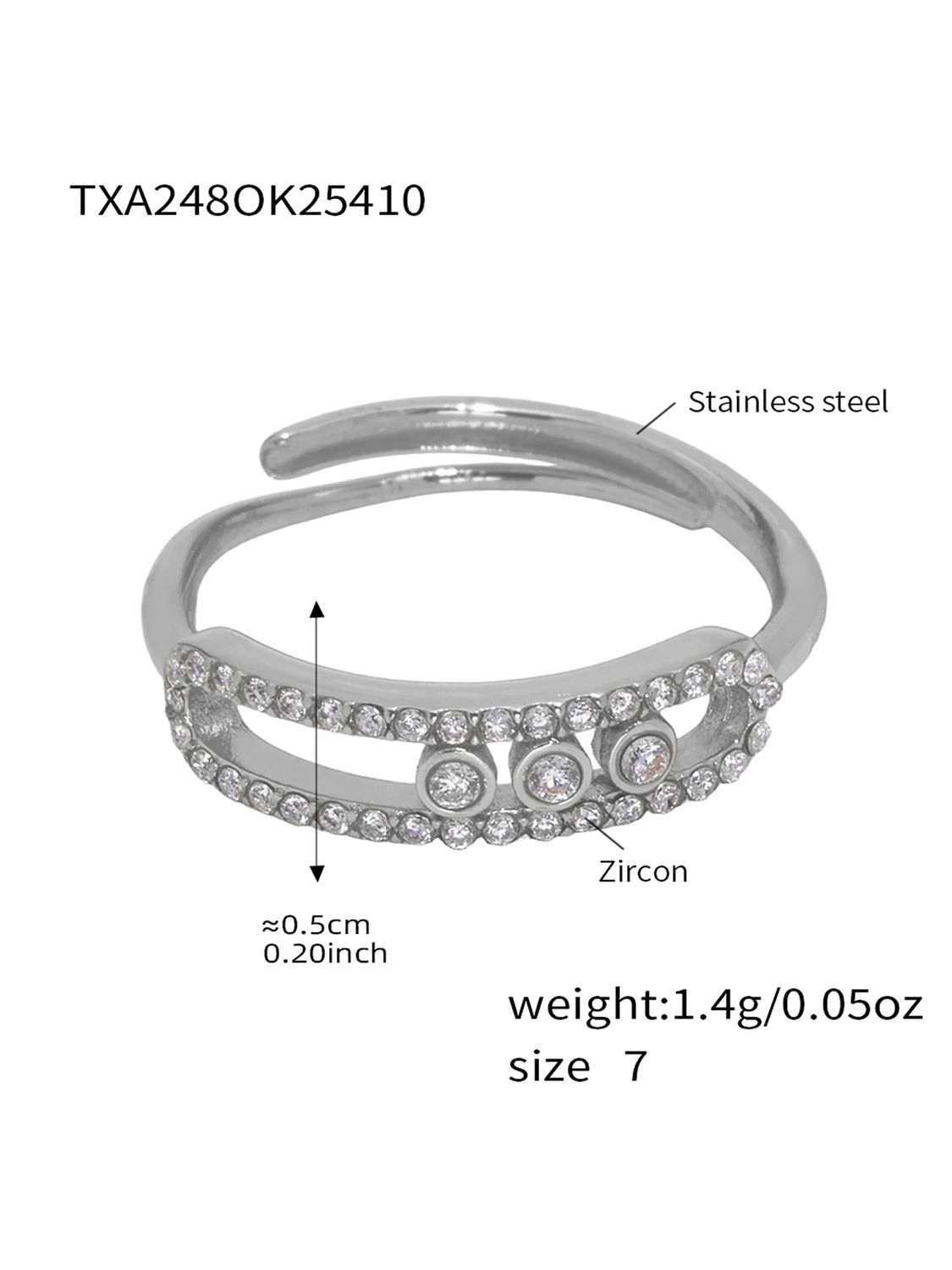 Touni silver ring