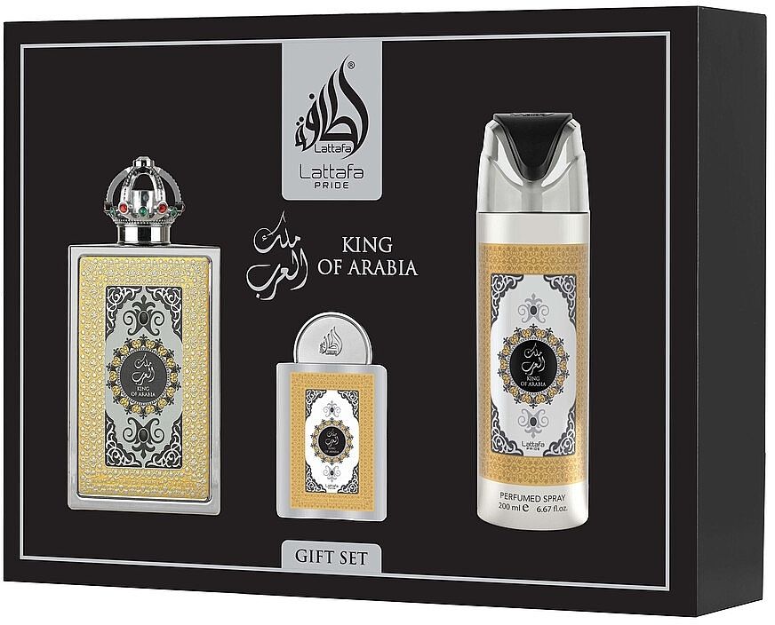 King of Arabia Gift Set 3 PCS – Lattafa Pride