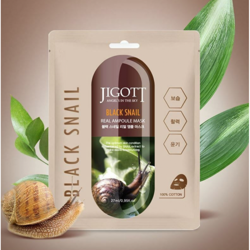 Black Snail Real Ampoule Sheet Mask 27ml – Jigott