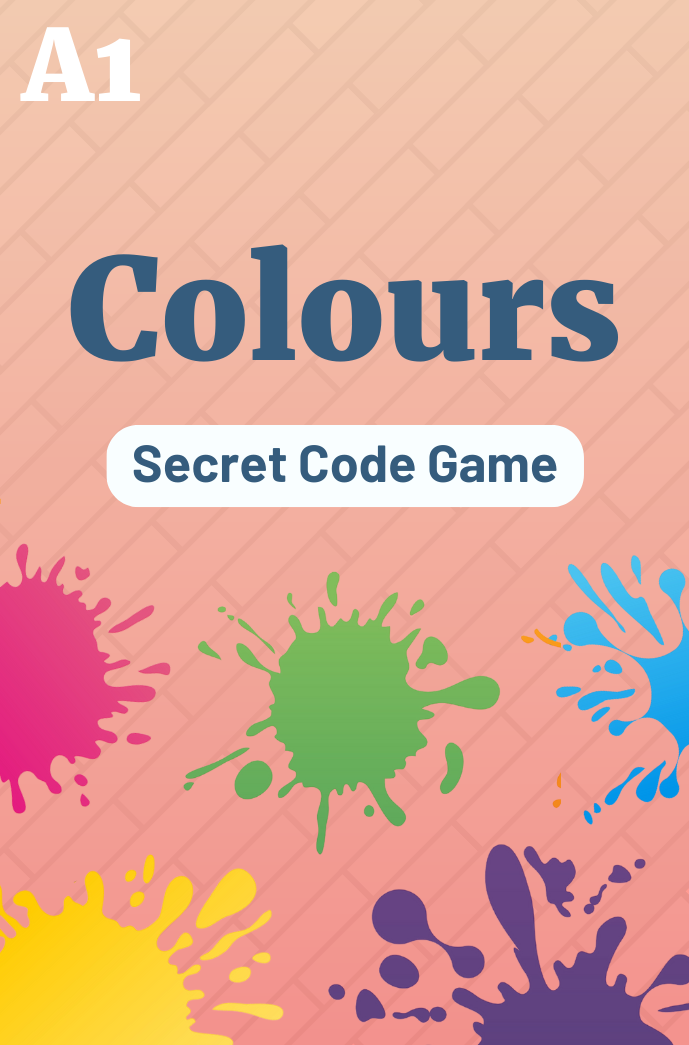 Secret Code Game: Colours