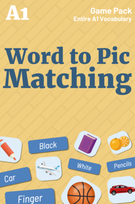 Word to Picture Matching Game Pack