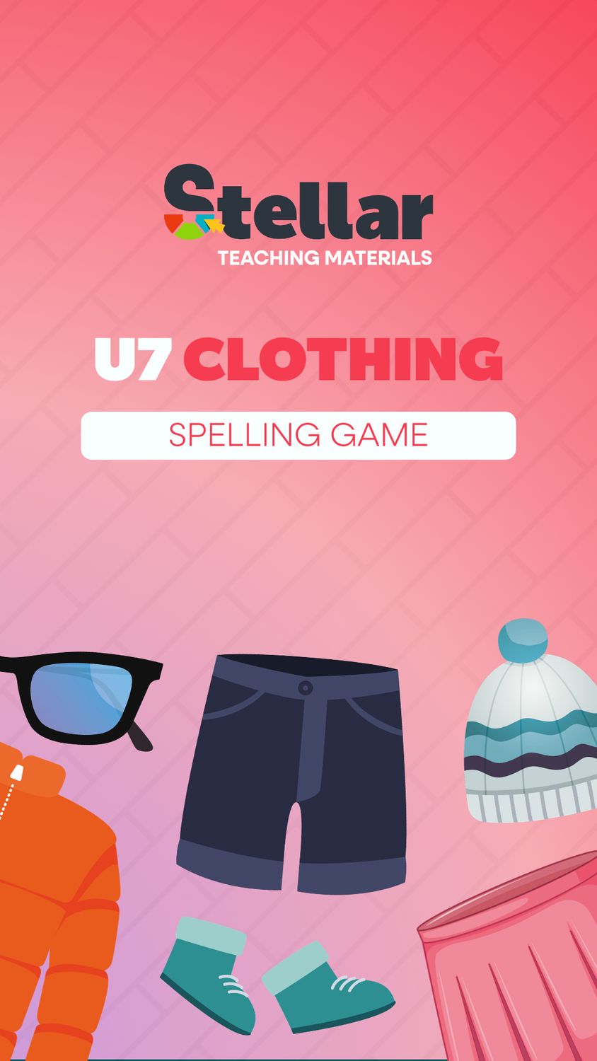 Spelling Game: Clothing