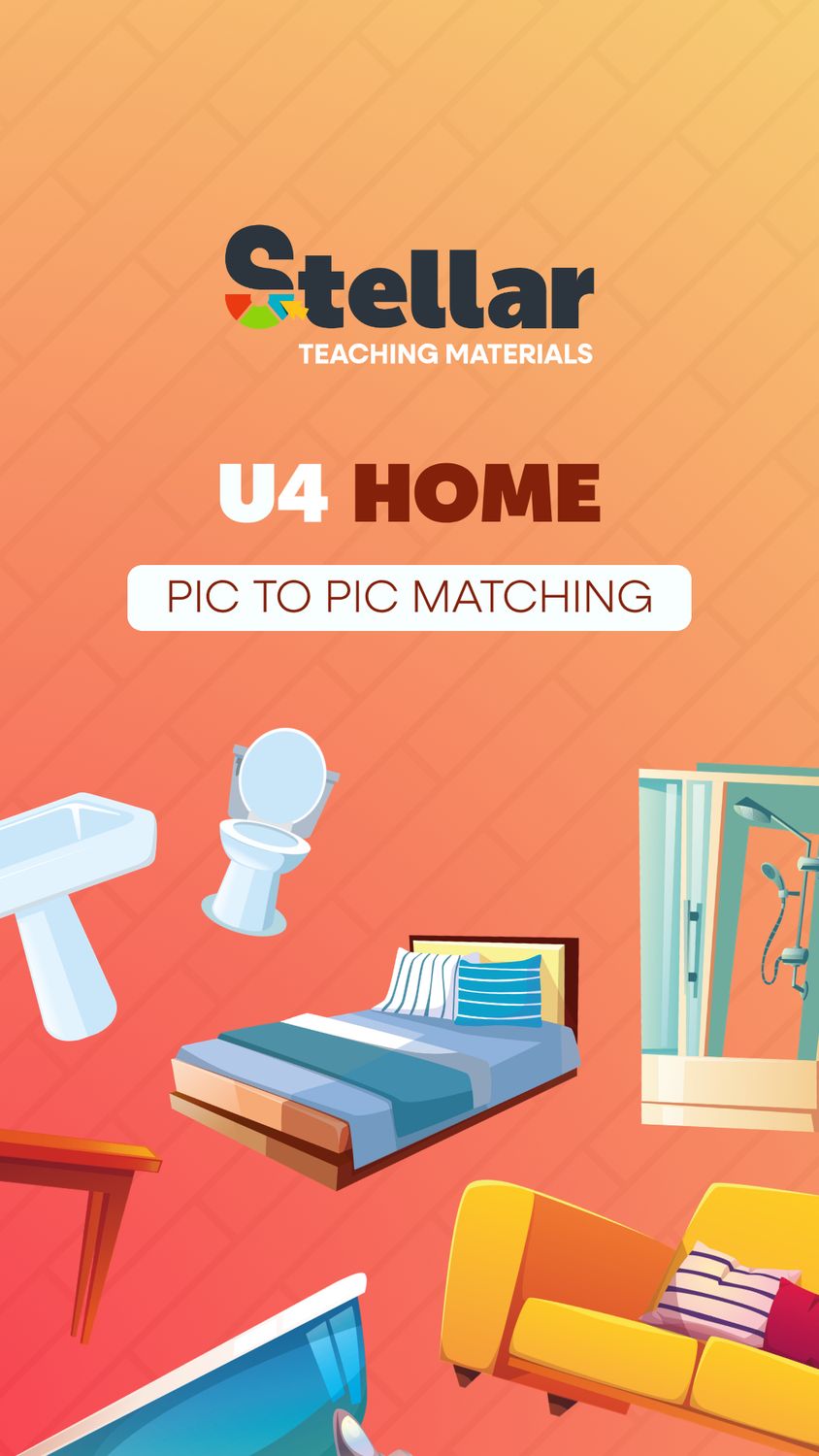 Picture to Picture Matching Game: House
