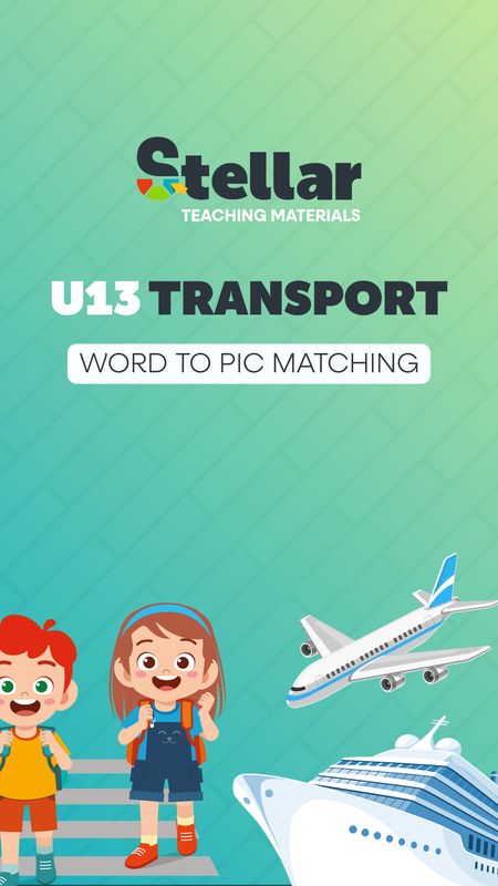 Word to Picture Matching game: Transport