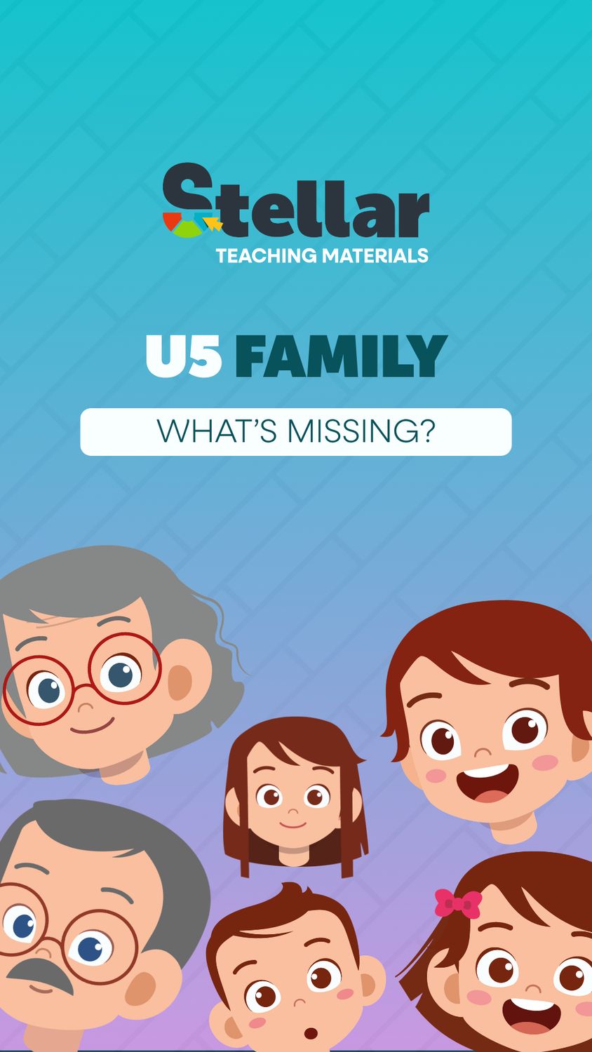 What's Missing Game: Family