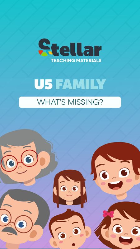 What's Missing Game: Family