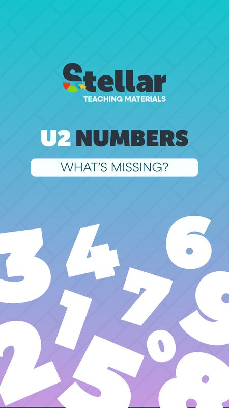 What's Missing? Game: Numbers