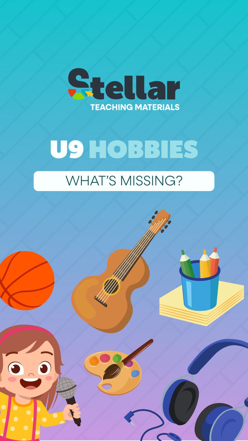 What's Missing Game: Hobbies