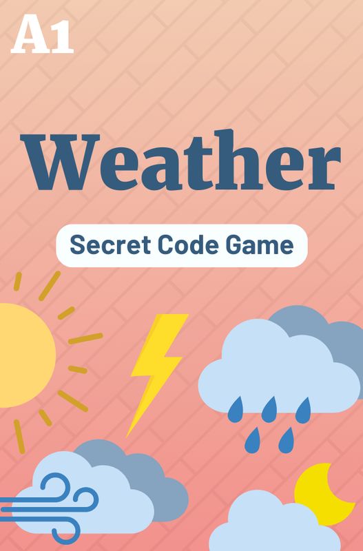 Secret Code Game: Weather
