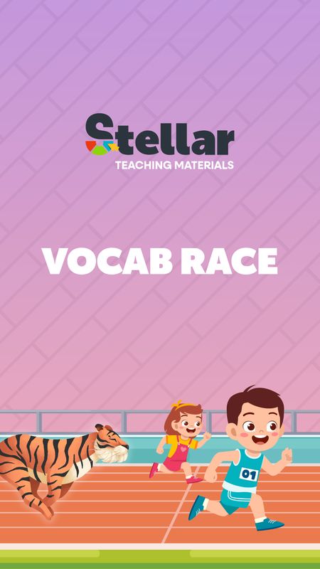A1 Vocabulary Race Game Pack