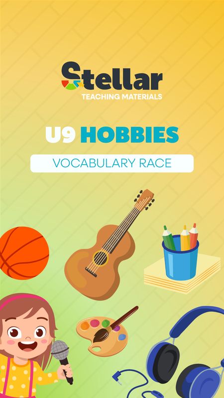 Vocabulary Race Game: Hobbies