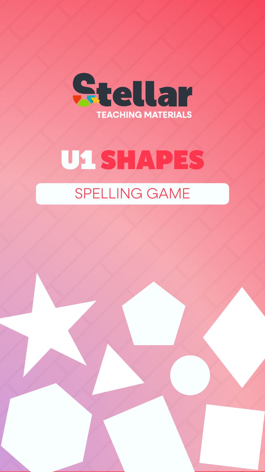 Spelling Game: Shapes