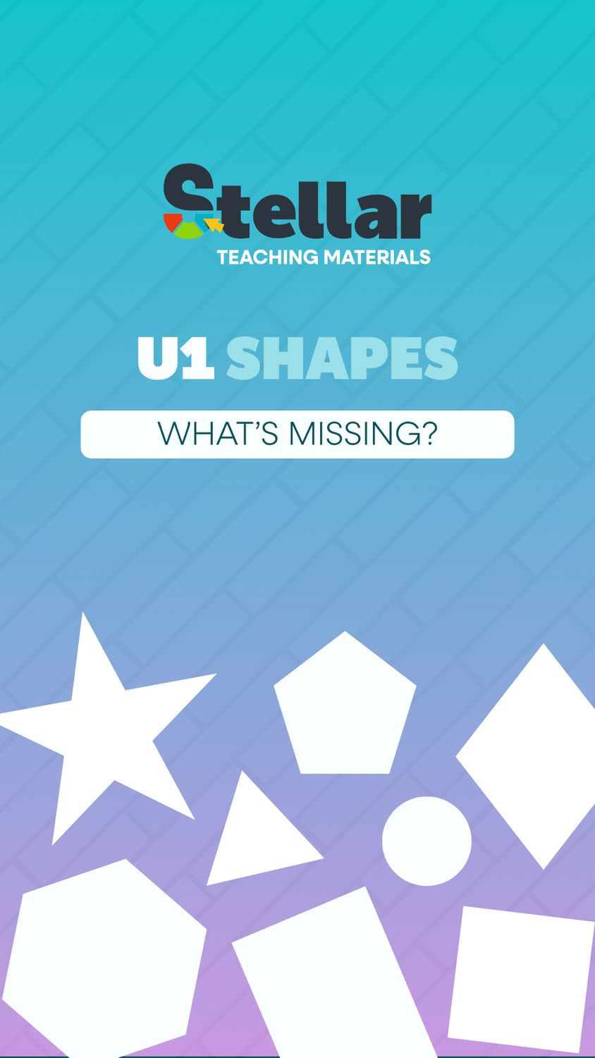 What's Missing? Game: Shapes