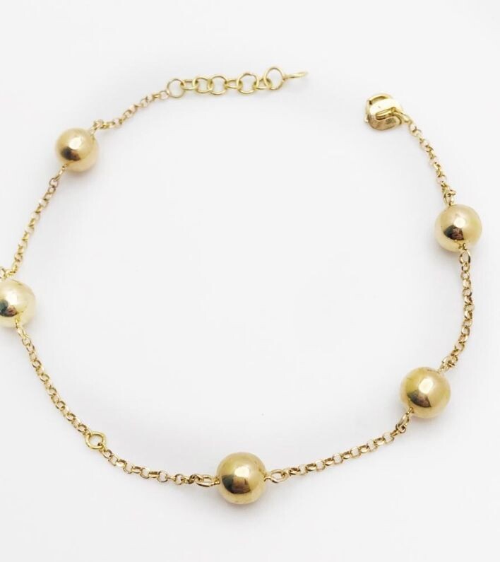 18k Yellow Gold Beats Bracelet for Women