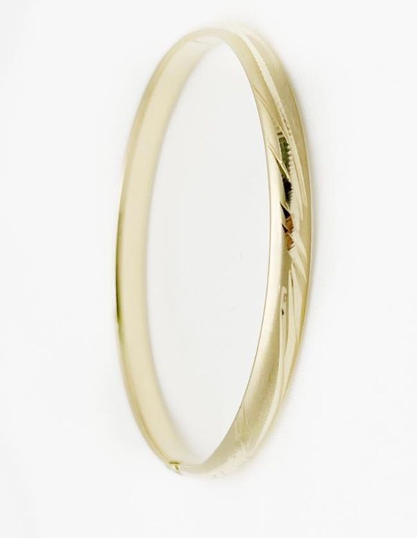 14 K  Yellow Yellow Gold Baby Bangle