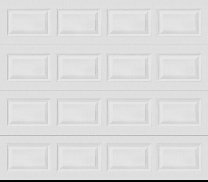 8x7 Amarr Lincoln 1000 Garage Door - White