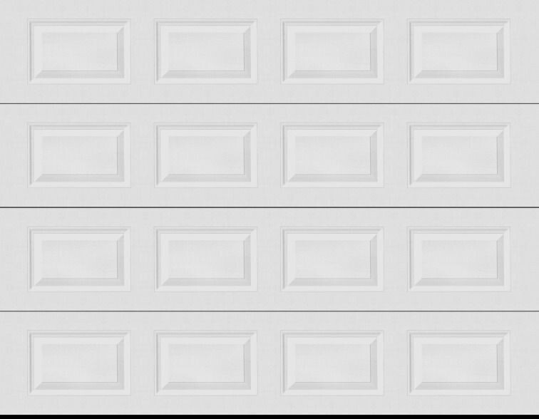 9x7 Amarr Lincoln 1000 Garage Door - White